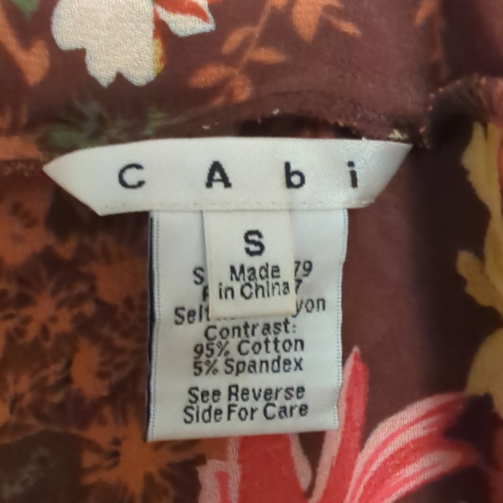 80's Vintage Cabi Reversible Skirt/Dress Fall Colors, Size S - Picture 4 of 6